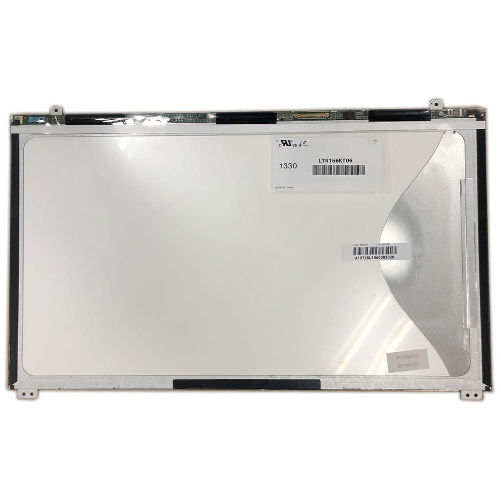 15.6 "SAMSUNG WLED أجهزة الكمبيوتر المحمولة الخلفية TFT LCD LTN156KT06-801 1600 × 900 CD / M2 300 C / R 300: 1
