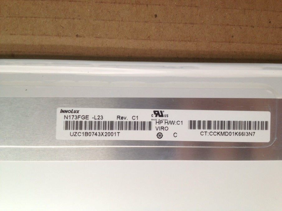 17.3英寸1600 * 900 innolux光泽厚40销LVDS N173FGE-L23笔记本电脑屏幕