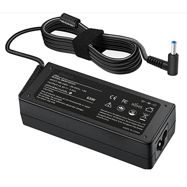 19.5V 3.33A carregador de adaptador AC para HP 15-F009WM 15-F023WM 15-F039WM 15-F059WM 15-F059WM 15-G073NR F9H92UA 15-G074NR Laptop 4.5 / 3.0mm fonte de alimentação com cabo