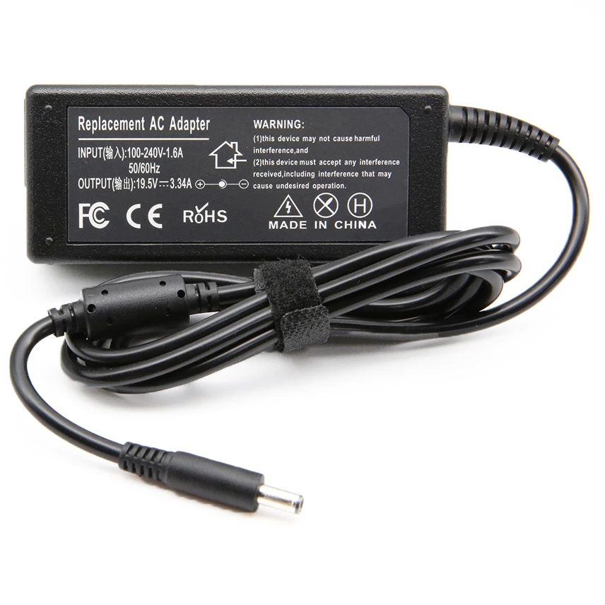 19.5V 3.34A 4.5 * 3.0mm 65W 노트북 AC 전원 어댑터 충전기 Dell Inspiron 15 5558 3558 3551 3552 5551 5559