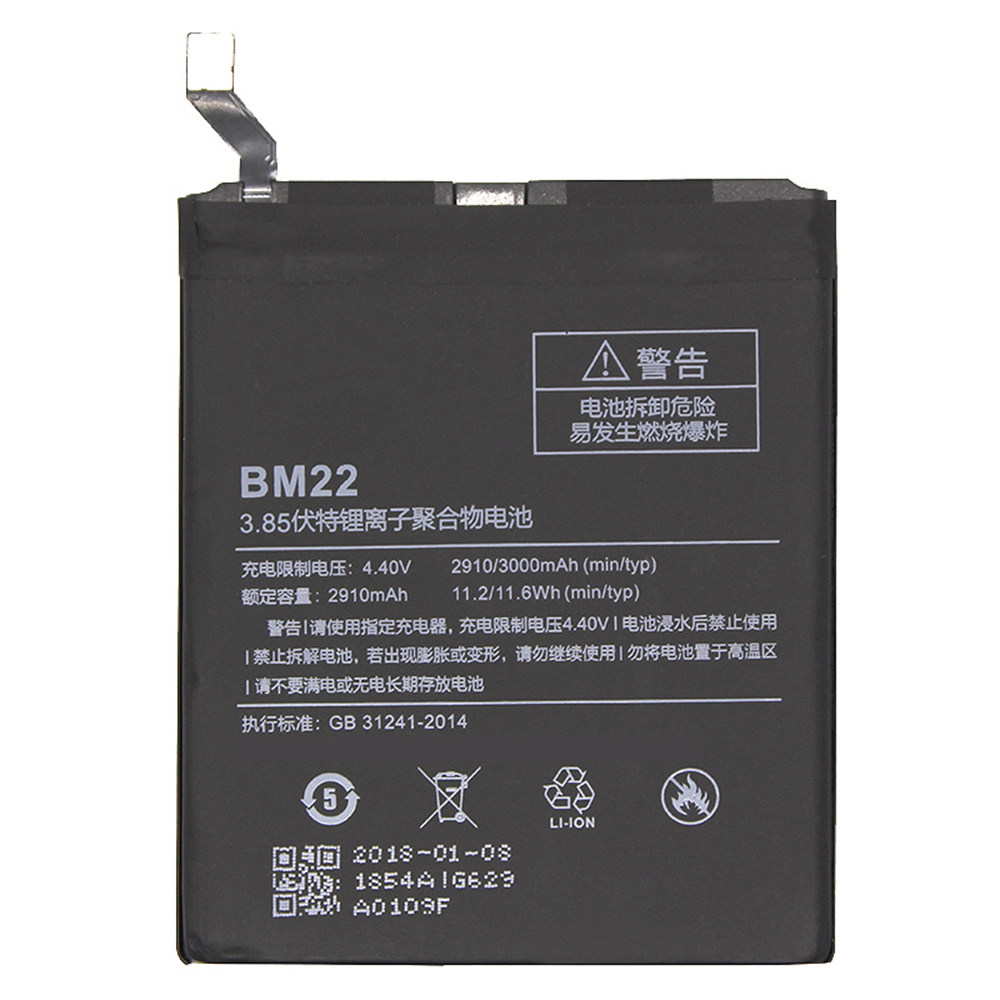 Substituição da bateria 2910mAH BM22 para o telefone celular de Xiaomi Mi5