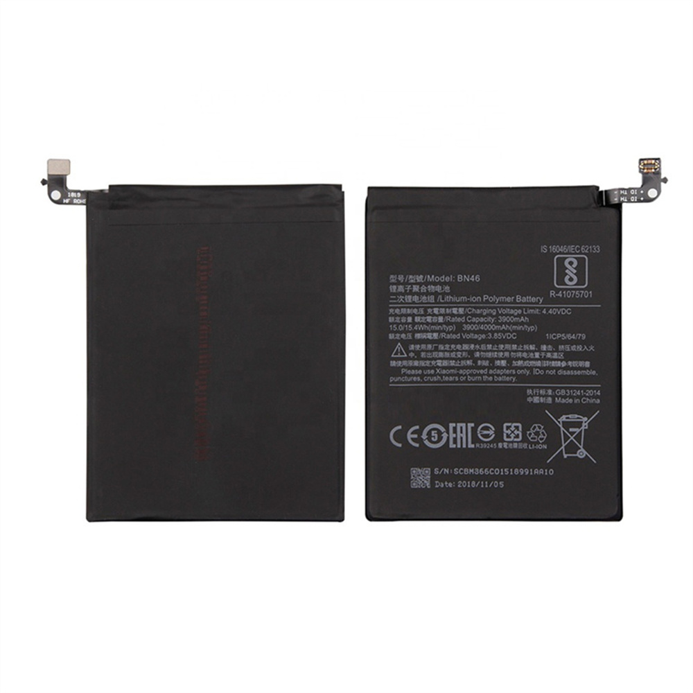 Substituição de bateria 3900mAh BN46 para Xiaomi Redmi 7 Celular