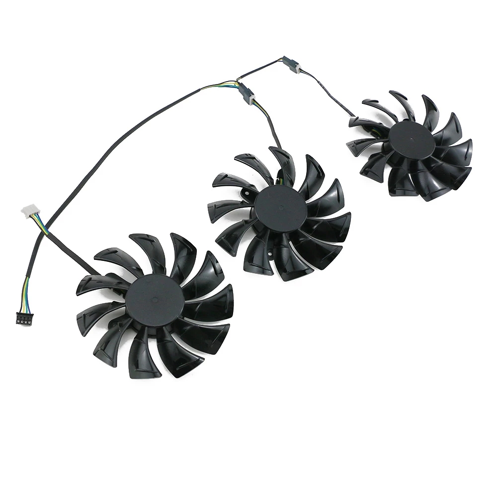 3 قطعة / الوحدة استبدال مروحة ga92s2u dc12v 0.46a rtx2080 ti ل zotac gaming geforce rtx 2080 2080ti amp الرسومات بطاقة التبريد مروحة