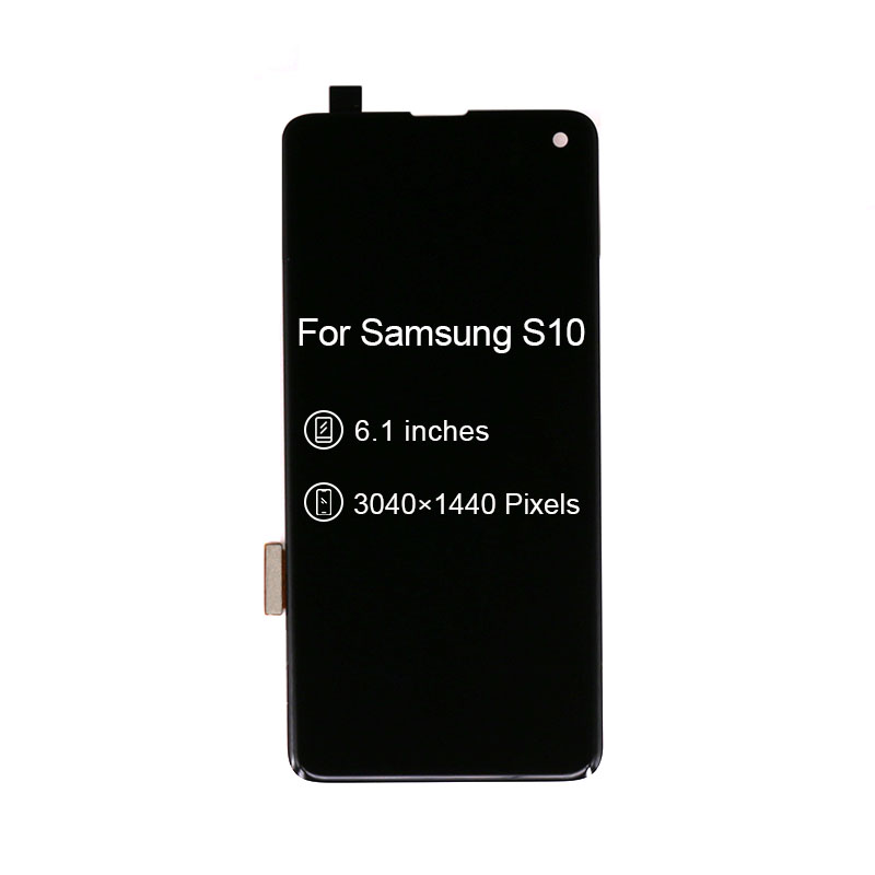 6.1"inch OLED mobile phone for Samsung s10 touch screen black