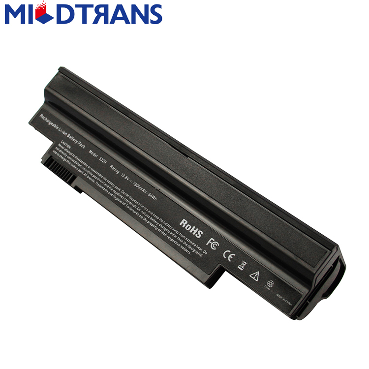 6cells Laptop Pil Acer Aspire ONE 532H 533 AO533 NAV50 Serisi 532H-2067 532H-R123 532H-CPR11 532H-CBW123G