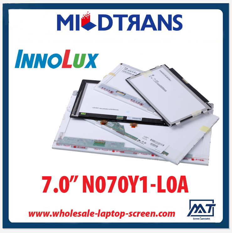 7.0" Innolux WLED backlight notebook computer LED display N070Y1-L0A 800×480 cd/m2 340 C/R 500:1 