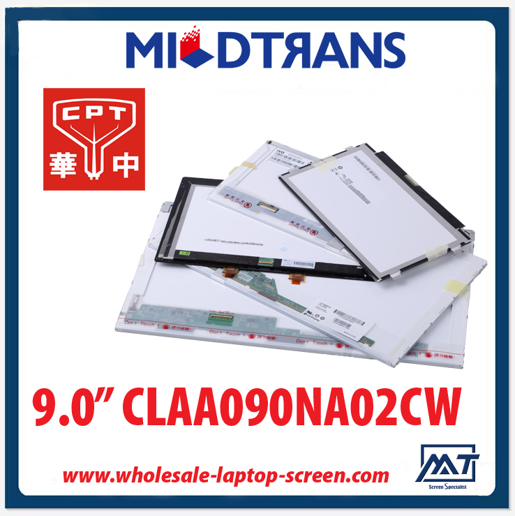 9.0" CPT WLED backlight laptop LED panel CLAA090NA02CW 1024×600 cd/m2 300 C/R 500:1 