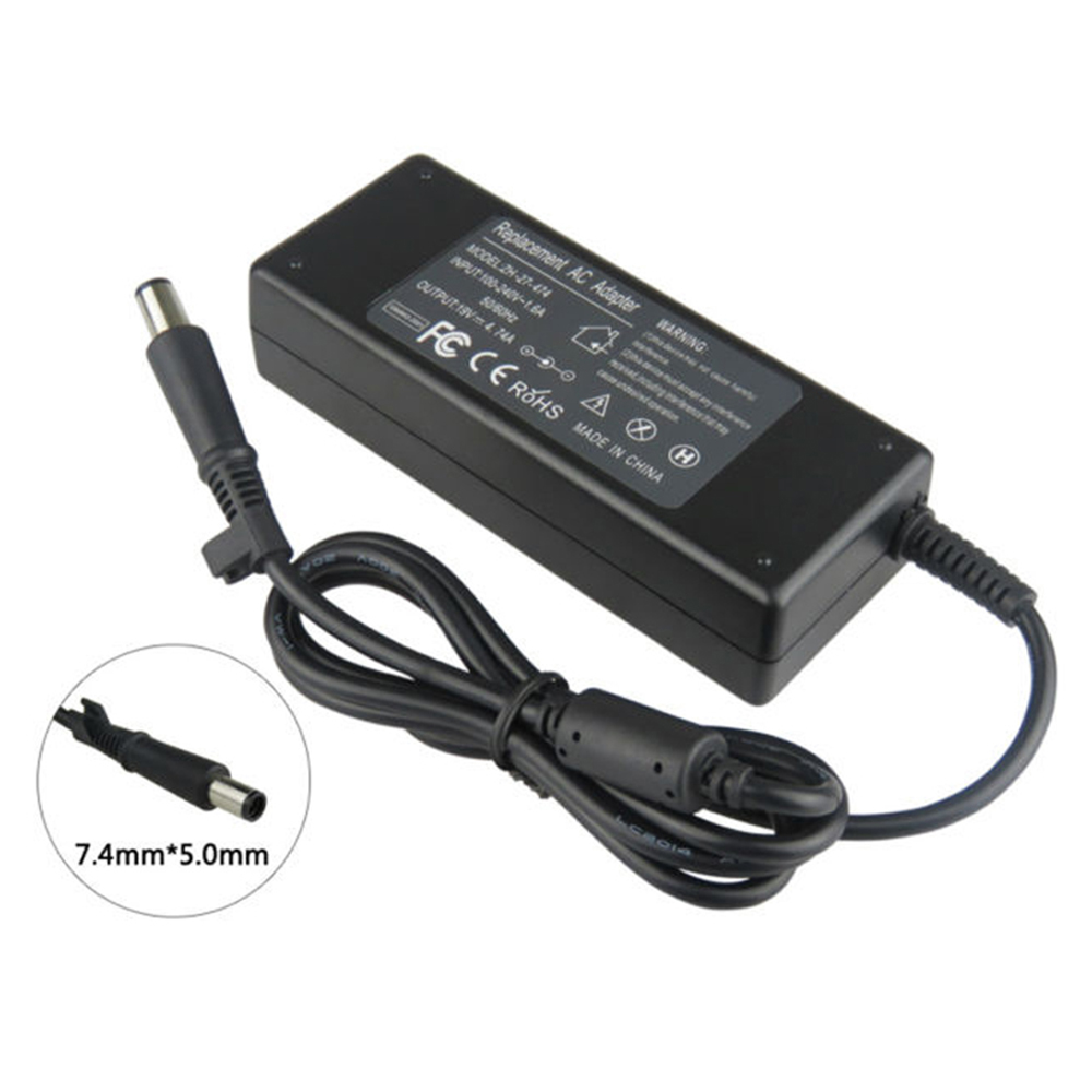 Adattatore di alimentazione dell'adattatore di commutazione CC DC per HP-11 19V 4.74A 7.4 5.0 cm nero con pin all'interno del caricabatterie adattatore per laptop