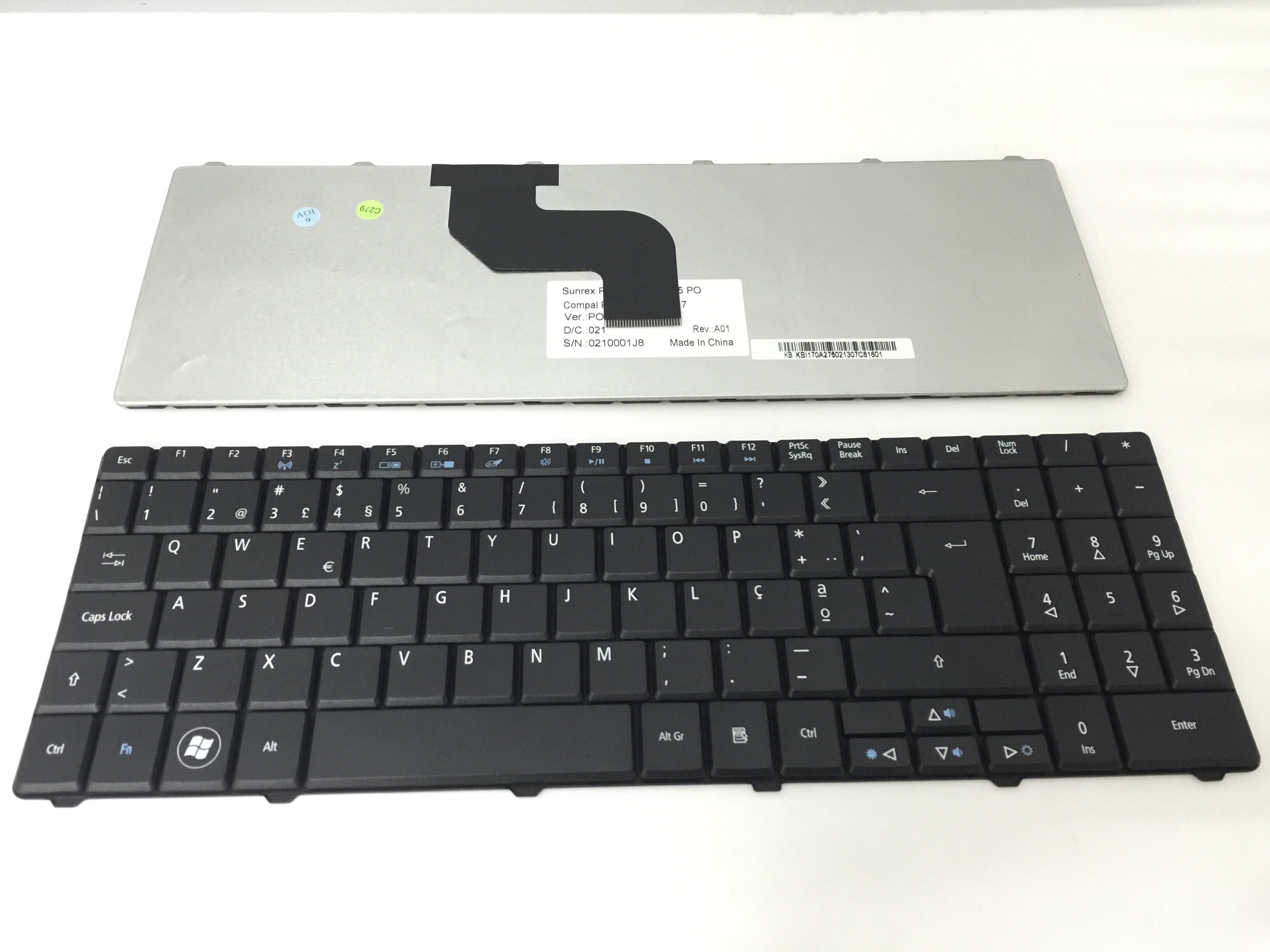 BR teclado portátil para Acer 5516