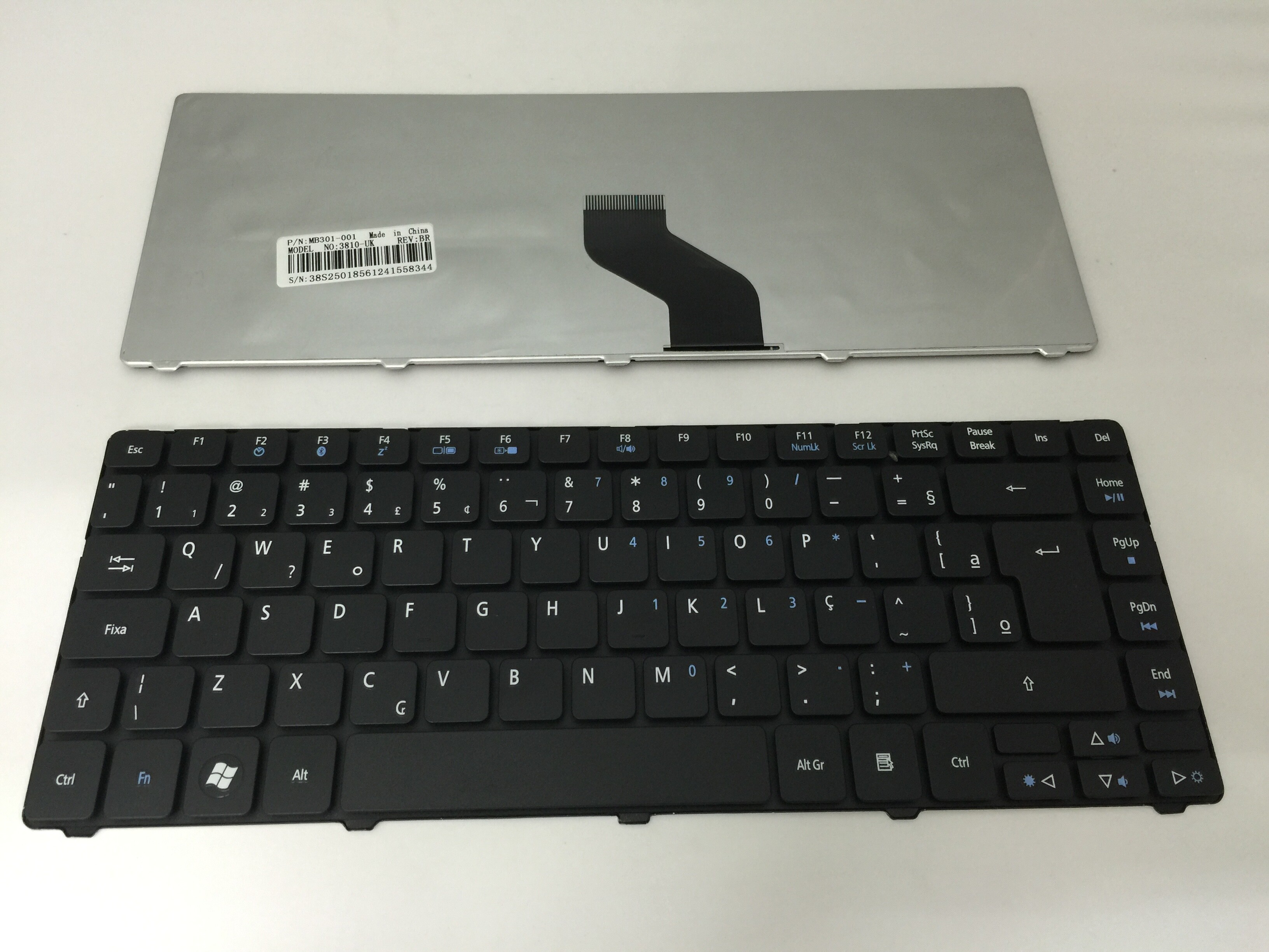 BR لوحه المفاتيح للكمبيوتر محمول ايسر 3810