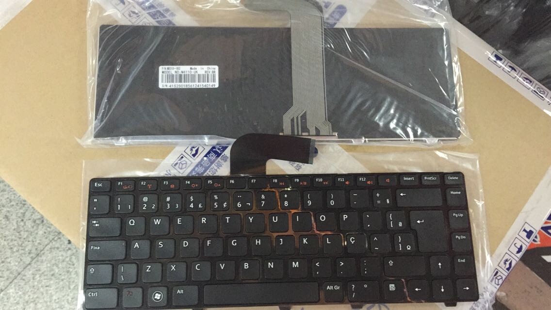 BR Laptop Keyboard für Dell N4110