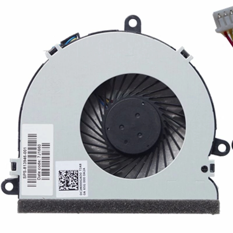 CPU 냉각 팬 HP 15-AC 15-AF 250 G4 15-AC121TX 15-AC121DX 813946-001 DC28000GAF0FCC2 DFS561405FL0T