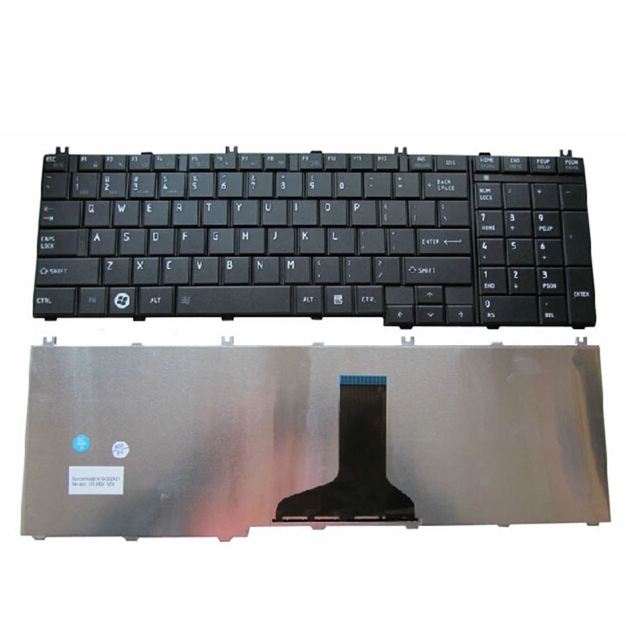 Английская клавиатура для Toshiba Satellite L670 L670D L675 L675D C660 C660D C655 L655 L655D C650 C650D L650 C670 L750 L750D ноутбук