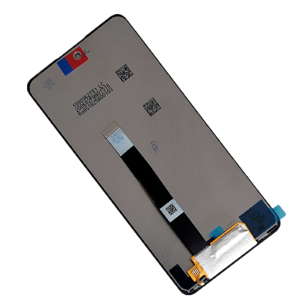 ASSEMBLAGE D'ÉCRAN ÉTÉRIEUR LCD LCD PHOTO PÉRIODE D'UTILISATEUR AVEC CADRE POUR LG Q92 LCD NOIR