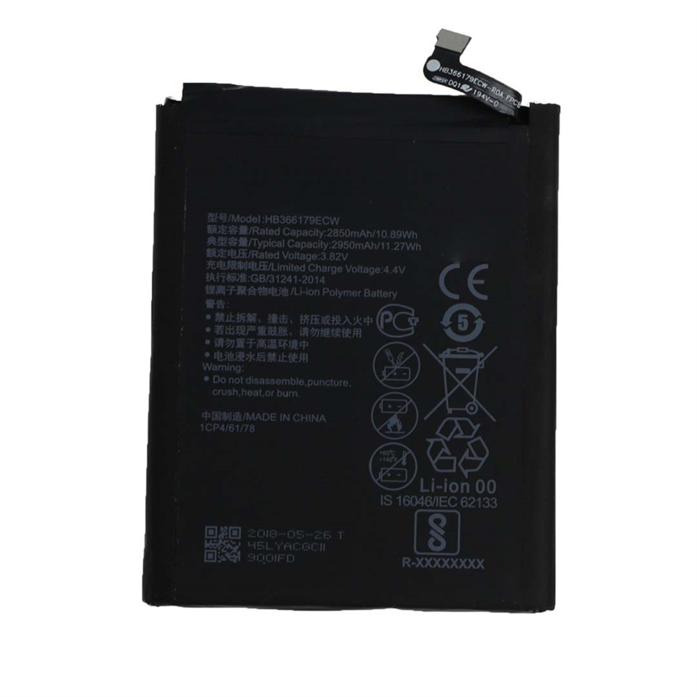 Huawei Nova 2 3000mah HB366179ECW 리튬 이온 배터리 대체 부품 전화 유니버설 배터리 교체