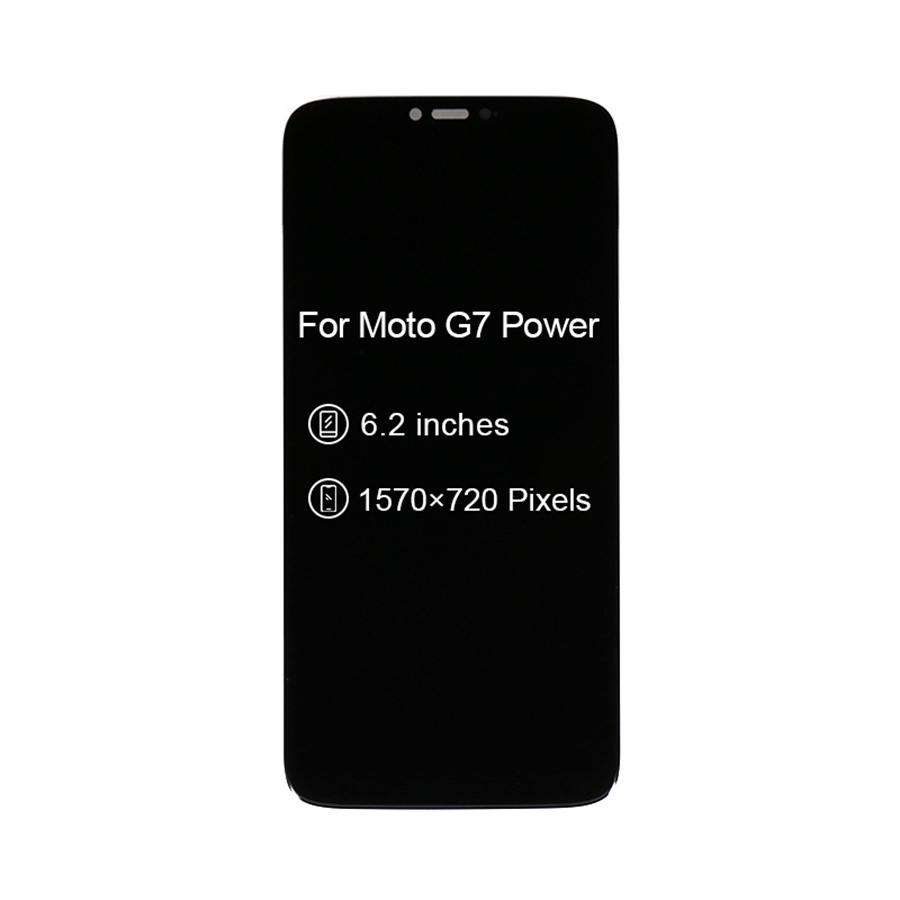 For Moto G7 Power Xt1955 Lcd Display Touch Screen Digitizer Mobile Phone Assembly Replacement