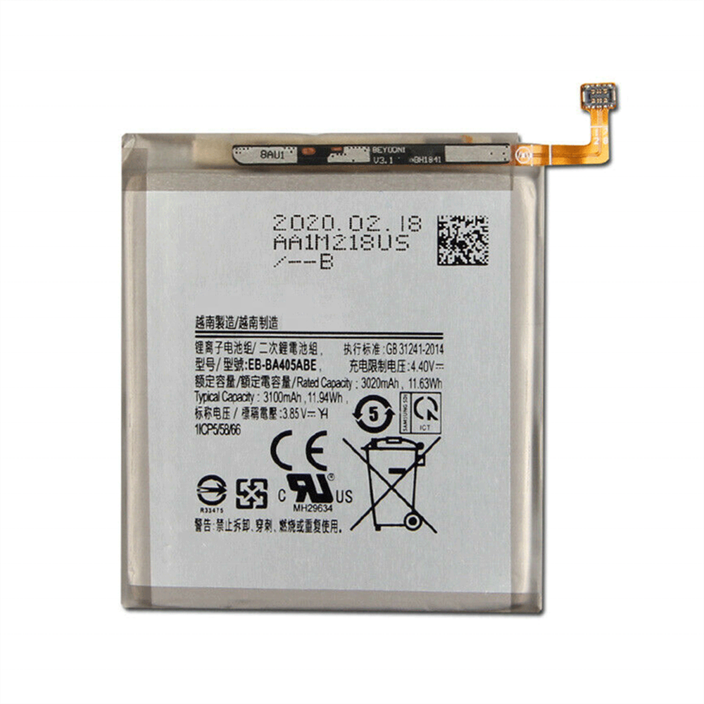 Für Samsung Galaxy A40 A40F A405 Mobiltelefon Batterie Ersatz 3.85V 3100MAH EB-BA405ABE