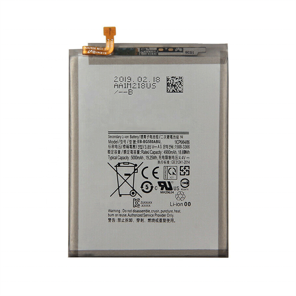 Для Samsung Galaxy M30 M20 батарея 5000 мАч EB-BG580abu замена телефона
