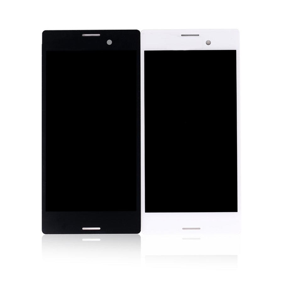 Sony Xperia M4 Aqua E2303のディスプレイLCDタッチスクリーンデジタイザ携帯電話アセンブリ白