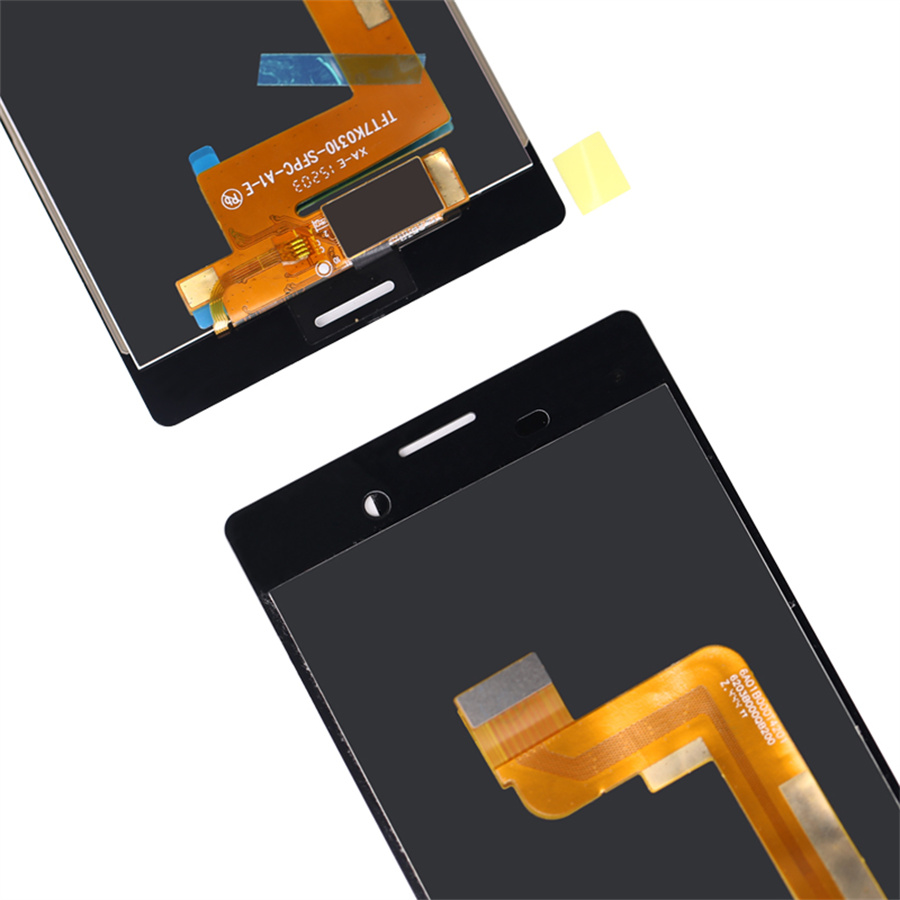 Sony Xperia M4 Aqua E2303のディスプレイLCDタッチスクリーンデジタイザ携帯電話アセンブリ白