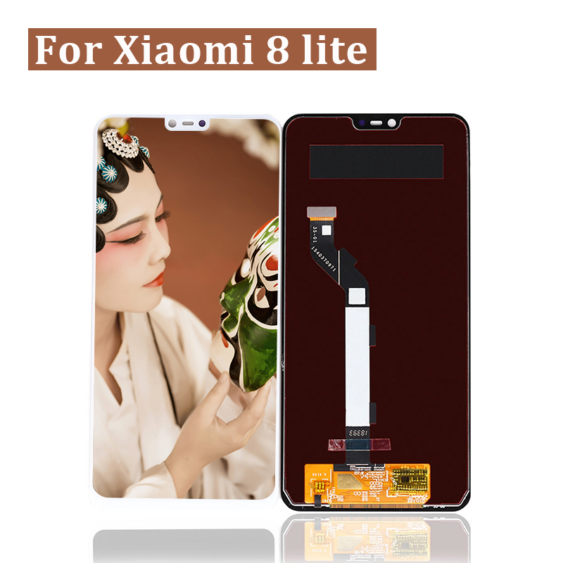 For Xiaomi Mi 8 Lite Mi 8X Lcd Display Touch Panel Screen Digitizer Phone Assembly Balck