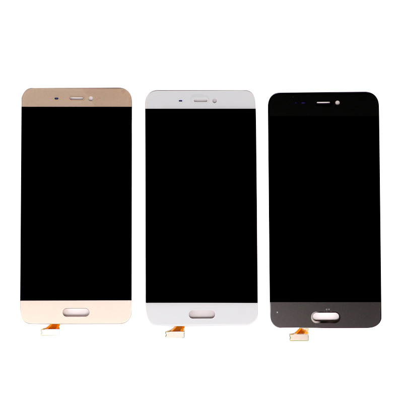 Pour Xiaomi MI5 LCD Téléphone Touch Screen Digitizer Remplacement de l'ensemble 5,15 "Noir Blanc Gold