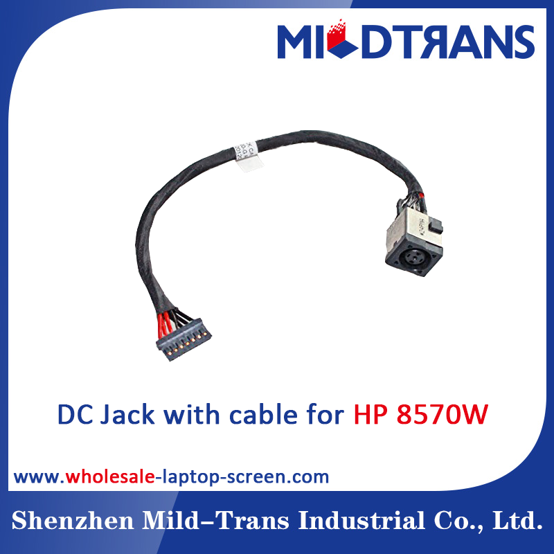 HP 8570W portátil DC Jack