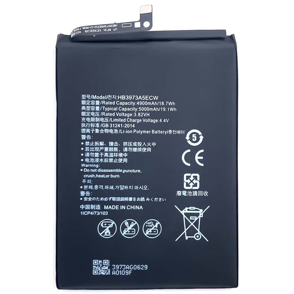 Hot Sale Battery For Huawei Enjoy Max Phone Battery 4900Mah Hb3973A5Ecw