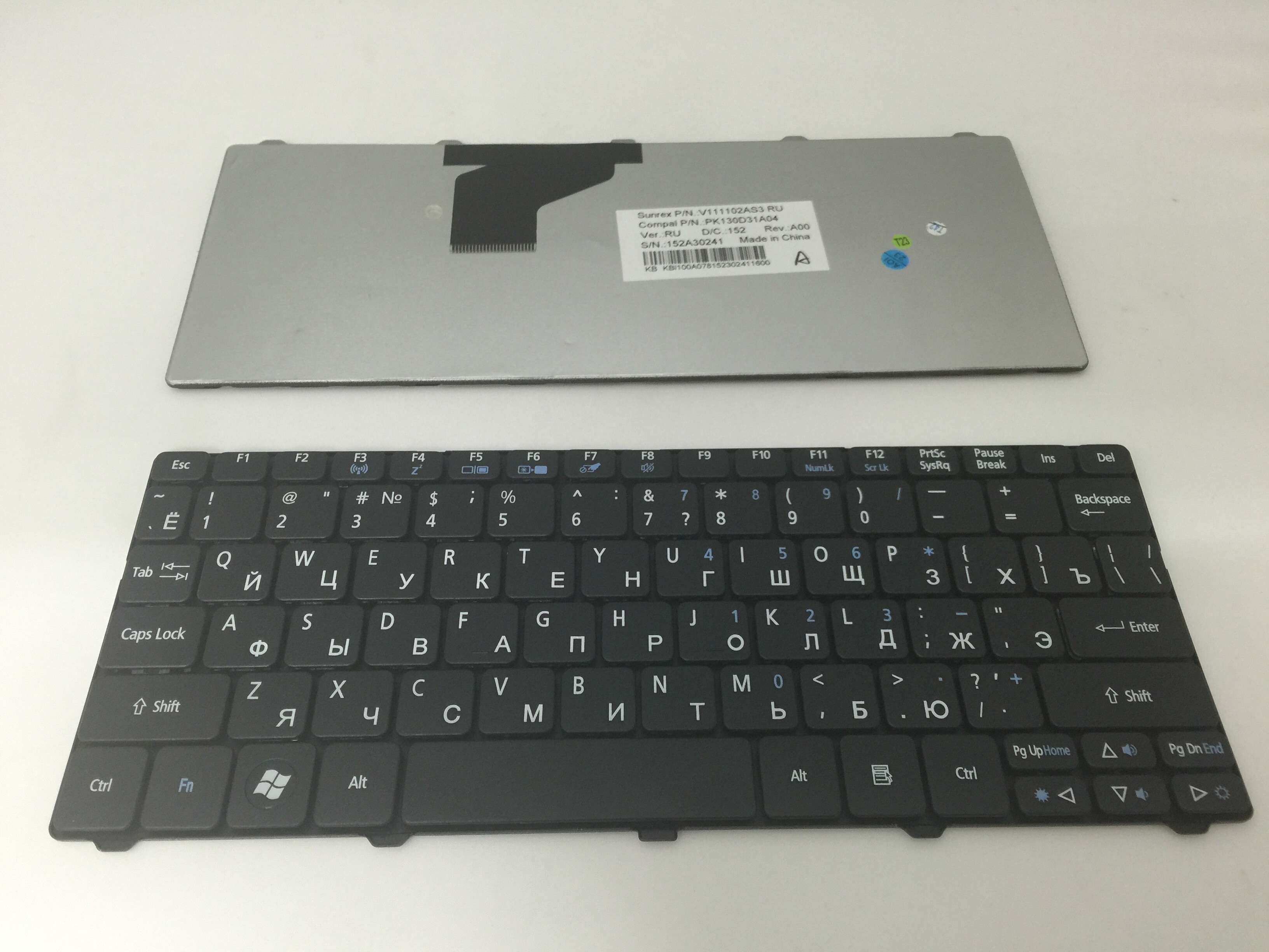 Acer 528 için ru laptop klavye