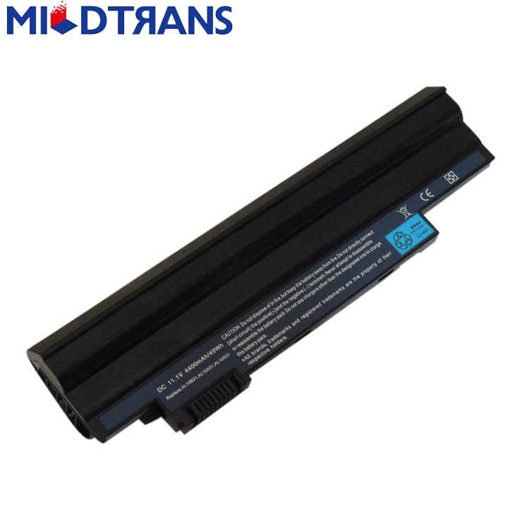Batería para portátil para acer AL10B31 AL10G31 D270 D260 AOD255 AOD260 522 D255 722 D255E D257 D257E D270 E100