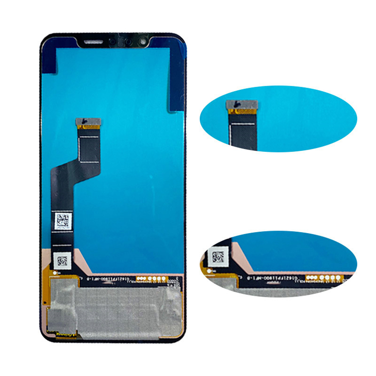 Cep Telefonu LCD Ekran LG G8S THINQ LCD Dokunmatik Ekran Digitizer Meclisi Siyah / Beyaz