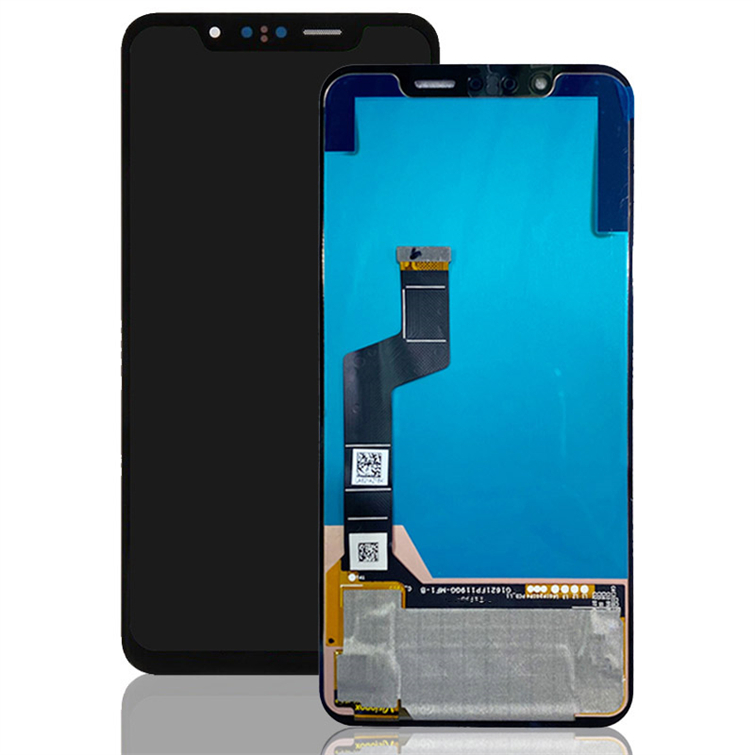 Cep Telefonu LCD Ekran LG G8S THINQ LCD Dokunmatik Ekran Digitizer Meclisi Siyah / Beyaz