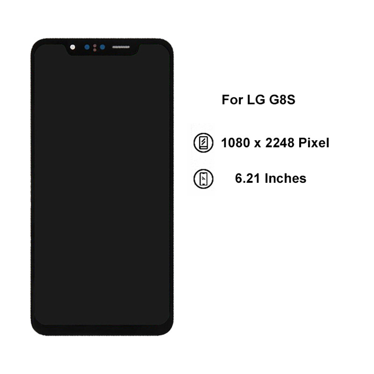 Cep Telefonu LCDS ile Çerçeve Ekran Ile LG G8S LCD Dokunmatik Ekran Digitizer Meclisi Siyah / Beyaz