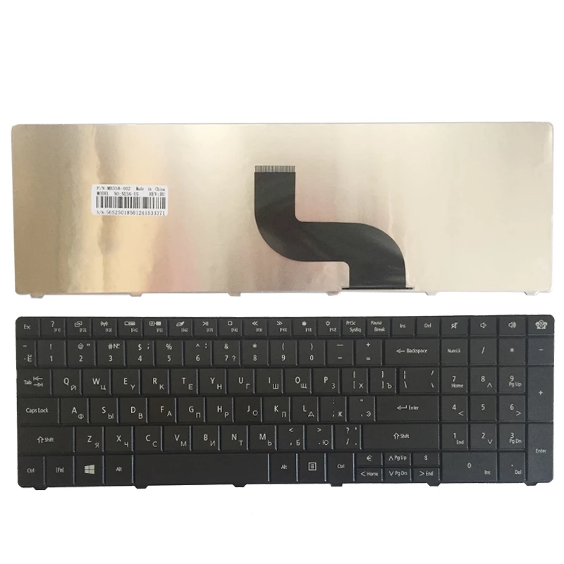 جديد الروسية / رو كمبيوتر محمول لوحة المفاتيح ل Packard Bell Easynote TE11 TE11HR TE11-BZ TE11-HC TE11HC TE11HC MS2384 TK13 MP-09G33SU-442W