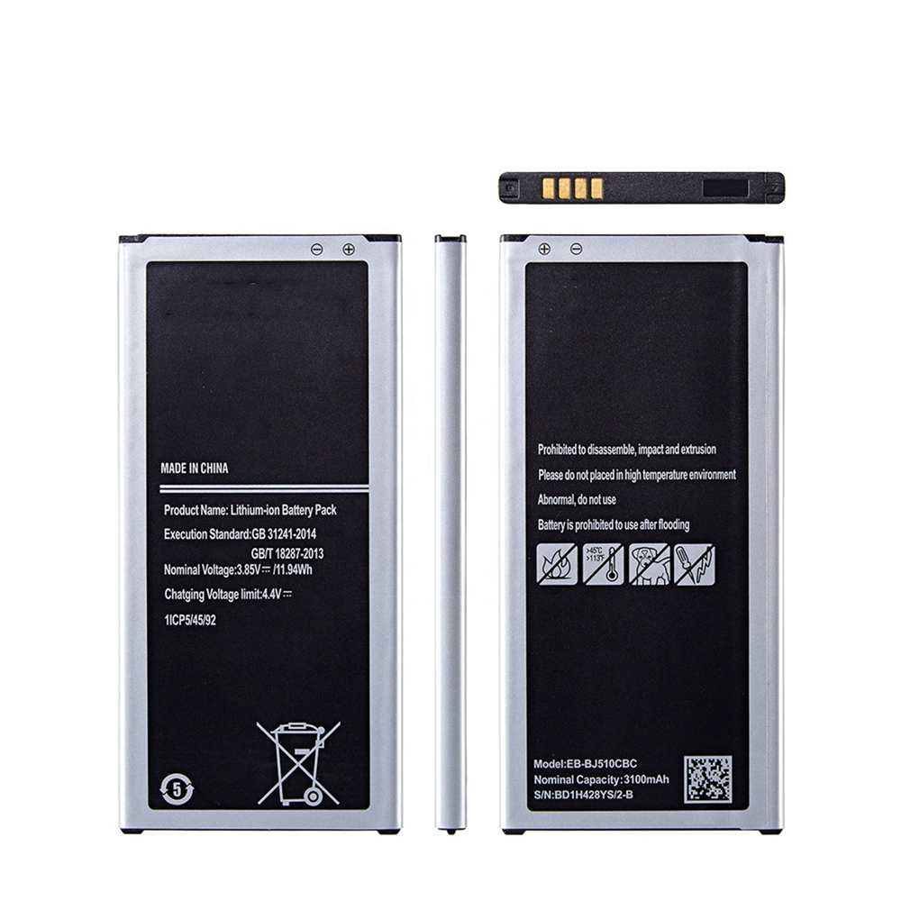Yeni Hamur 3100 mAh 3.85 V EB-BJ510CBC Batarya Samsung Galaxy J5 2016 J510 J510FN Telefon Pil
