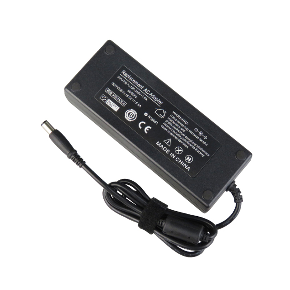 NOUVEAU POUR HP 18.5V 6.5A 7450 NOIR AVEC PIN INTÉRIEUR INTÉRIEUR AC ADAPTER