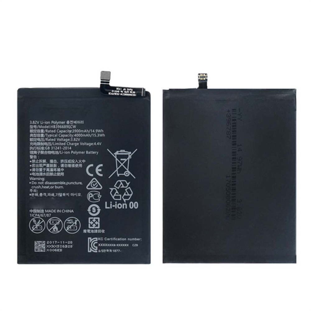 Huawei Y9 Prime 2019 4000mah HB396689CW锂离子电池更换