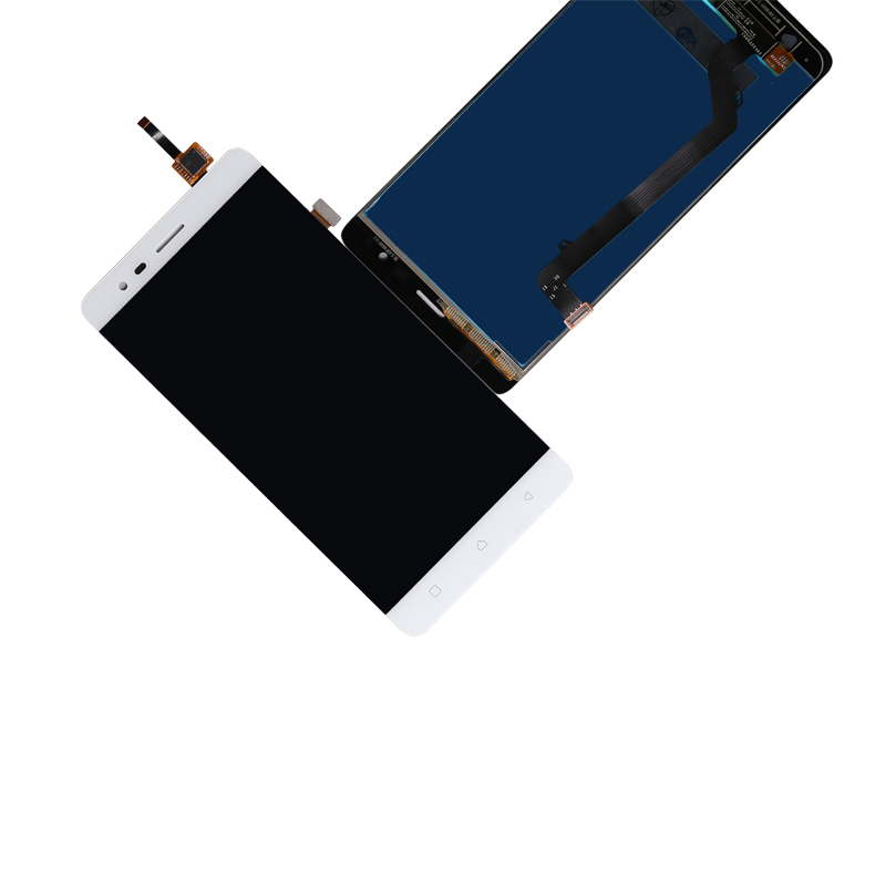 Lenovo K5 için Telefon LCD Meclisi Not LCD Ekran Dokunmatik Ekran Digitizer 5.5 inç Siyah Beyaz