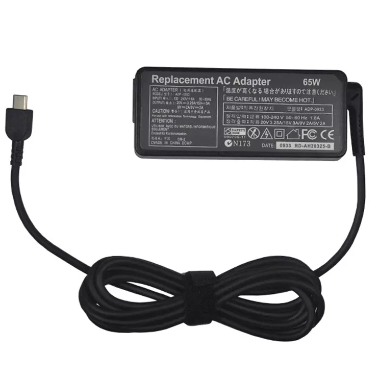 Adattatore di alimentazione 65W Alimentazione notebook per Lenovo Type-C PD45W Caricabatterie da tablet USB-C