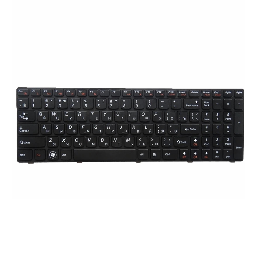 RU Laptop Keyboard per Lenovo G570 G575 Z560 Z560A Z560G Z565 G570AH G570G G575AC G575AL G575GL G770 G560 RUSSO
