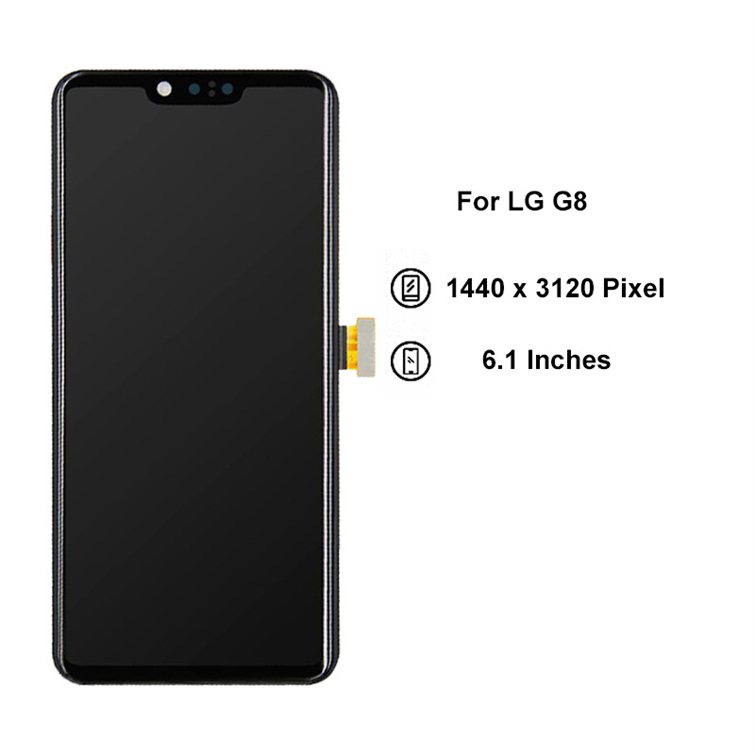 Yedek LCD Ekran Digitizer Meclisi Için LG G8 Thinq LCD Dokunmatik Ekranlı