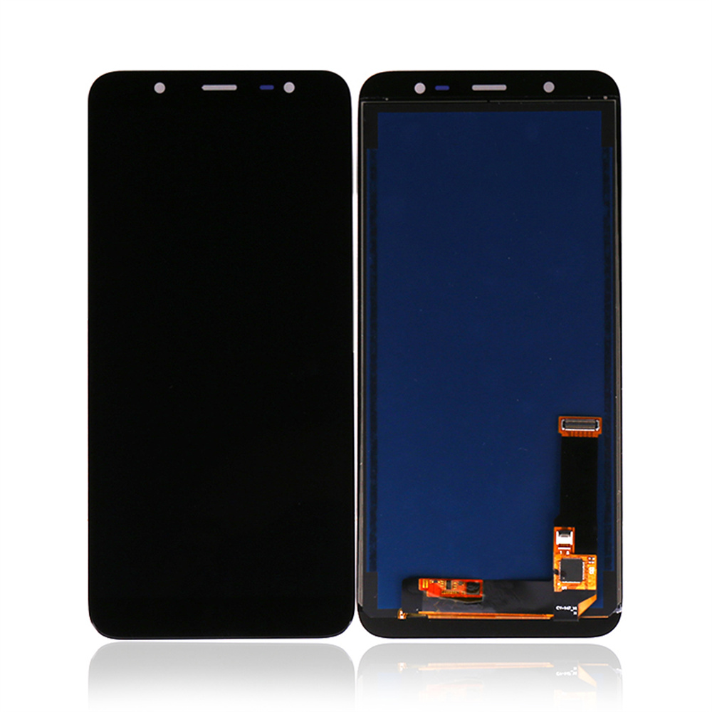 Ensemble de numériseur tactile à écran LCD de téléphone portable de remplacement pour Samsung Galaxy J8 LCD 6.0 "Noir OEM TFT