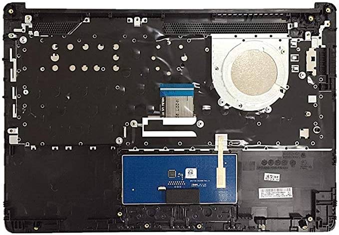 替换HP 14-cm 14t-cm 14z-cm 14-ck 14-ck 14-ck 14-c cm 14-dg 14q-cs 14q-cy笔记本电脑大写袖名式键盘组装部分L23239-001 6070b1306301顶盖黑色