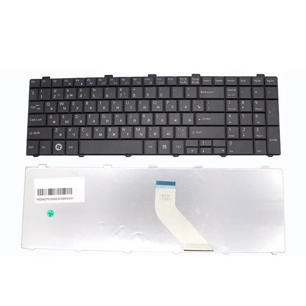 Clavier russe pour Fujitsu LifeBook A530 A531 AH531 AH531 NH751 NH751 AH502 A512 RU Clavier pour ordinateur portable noir