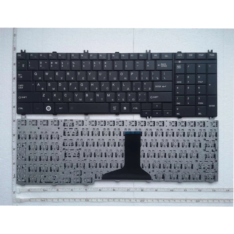 لوحة المفاتيح الروسية لتوشيبا للقمر الصناعي C650 C655 C655D C670 L675 L750 L755 L670 L650 L655 L670 L770 L775 L775D RU