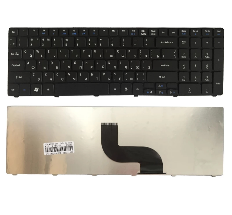 Tastiera per laptop russa per Acer Aspire 7735 7551 5336 5410 5536 5738G 5252 7740G 7750 7750G 7750ZG 7235 7235G 7250 7250GU