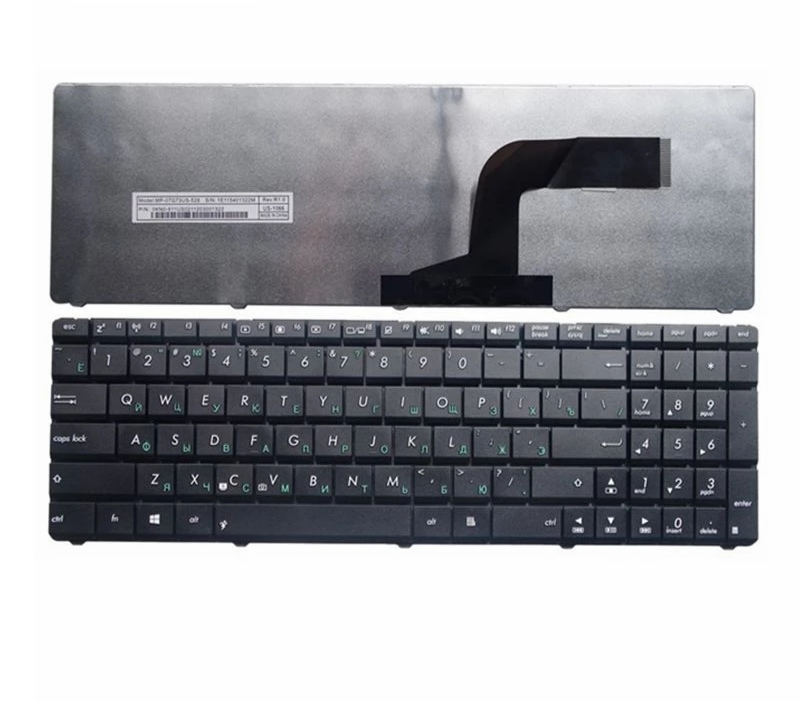 لوحة المفاتيح الروسية الجديدة ل ASUS N50 N53S N53SV K52F K53S K53SV K72F K52 A53 A52J G51 N51 N52 N53 G73 لوحة مفاتيح كمبيوتر محمول رو