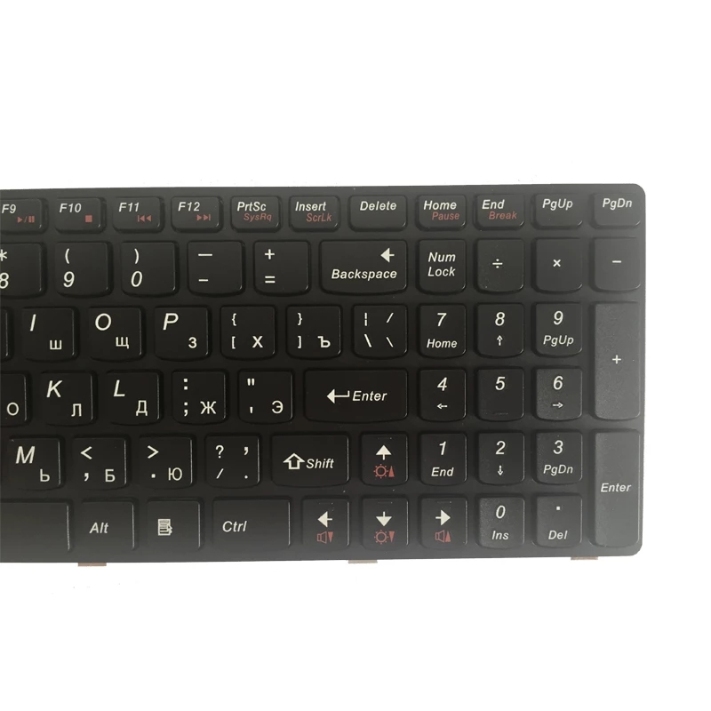 Tastiera russa per Lenovo V570 V570C V575 Z570 Z575 B575 B570A B570E V580C B570G B575 B575A B575E B590 B590A ru nero Laptop