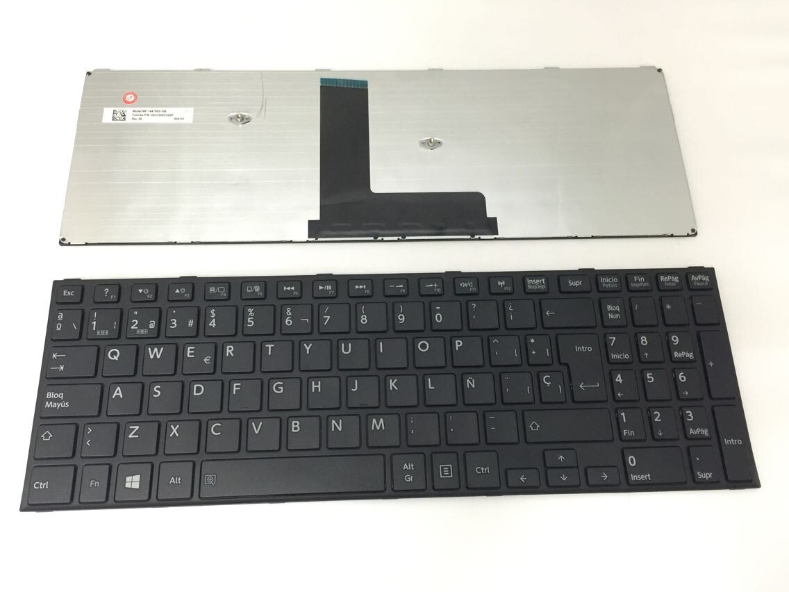Teclado del ordenador portátil del SP para Toshiba C50