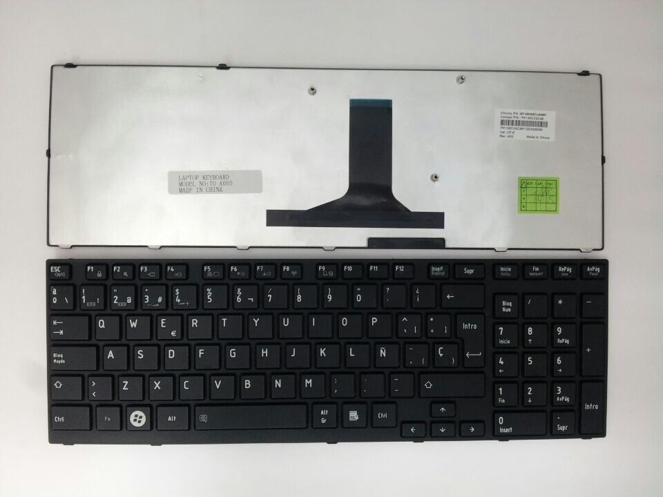 Tastiera del computer portatile SP per Toshiba A660